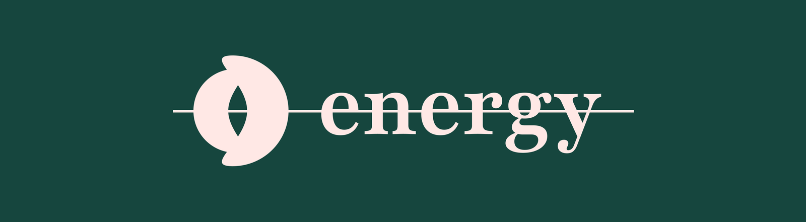 The Energy wordmark and monogram logo lockup